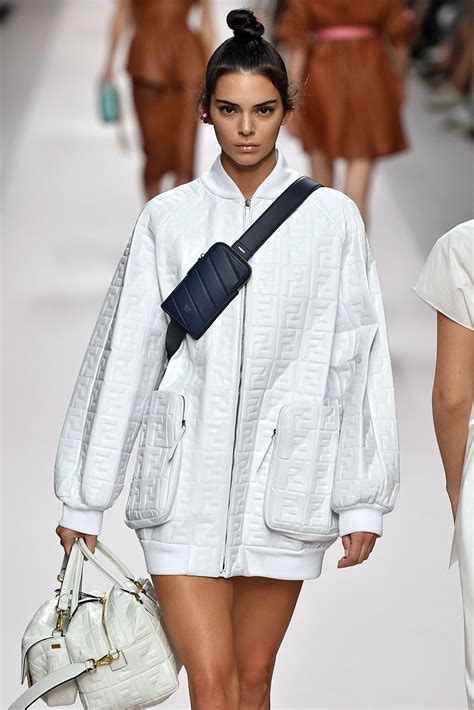 fendi strap you kendal jenner|Kendall Jenner Walks Fendi Spring 2019 Show During Milan .